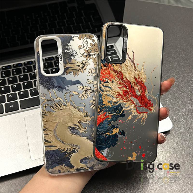 สำหรับ Vivo Y200 Y20 Y20s Y12s Y12A Y17 Y12 Y15 Y11 Y12i Y15A  มังกรแดงโทรศัพท์วิโว่ V40 V40PRO Y18 Y18s Y18E