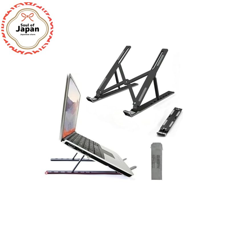 Notebook PC Stand, PC Stand, 7-level adjustable, Tablet Stand, foldable, aluminum alloy, laptop stan