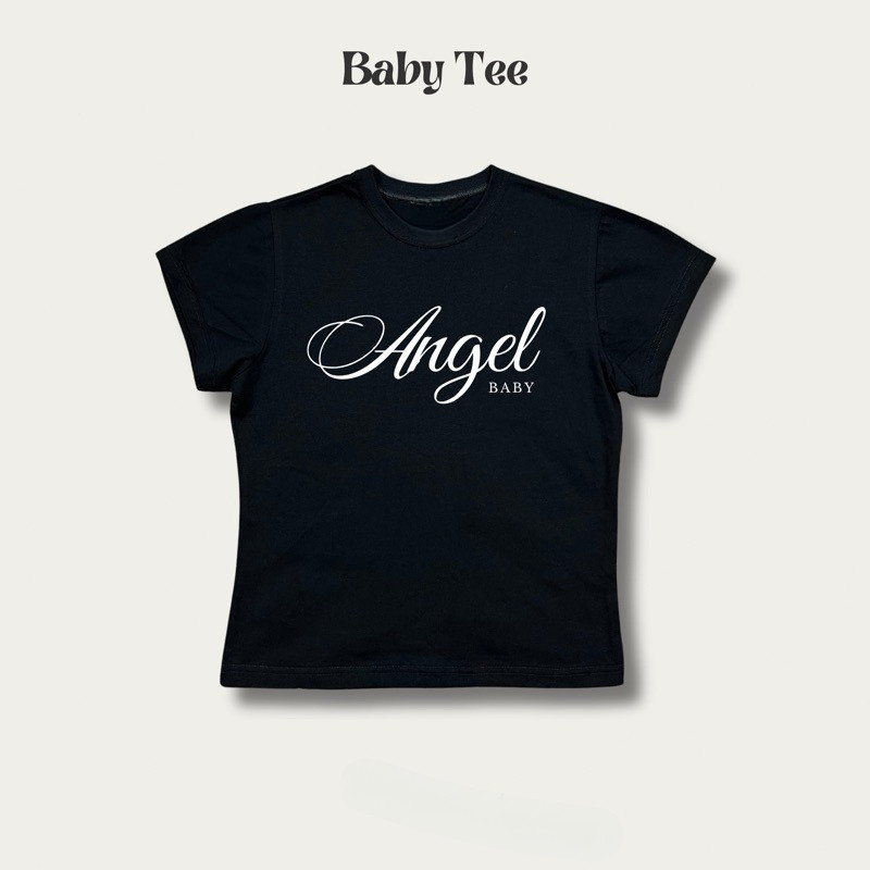 AHOLICBKK | เสื้อทรง BABY TEE ANGEL BABY