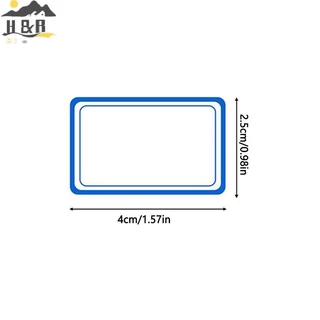 H&B Jun 500 ชิ้นสามารถเขียนสติกเกอร์ฉลากฉลากอาหารการจําแนกประเภทกระดาษกาวโฮมออฟฟิศของขวัญสติกเกอร์ {th}