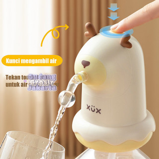 Pompa Galon Dispenser Pompa Air Galon Electric Water Pump Dispenser Otomatis Air Minum Pencet Motif Lucu Portabel