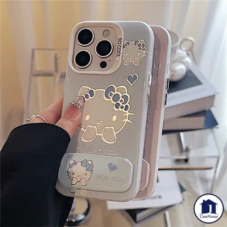เคส IMD ชุบลายแมวคิตตี้สุดน่ารักแฟชั่น เข้ากันได้กับ Redmi 9C 10 15 14 C 12C 12 13C A2 9A 10A 9 Note 14 13 12 11 8 Pro