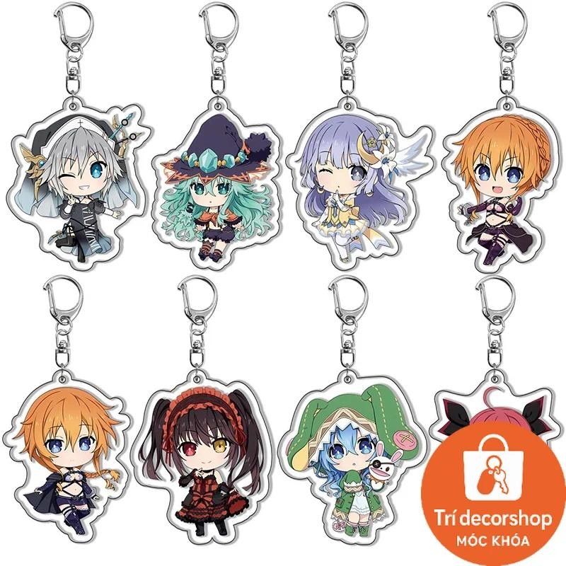 อะนิเมะ TARH A CANLI Anahtarl ที่สวยงาม Kashisaki Kurumi Yatogami Toka Himekawa Yoshino araba anahta