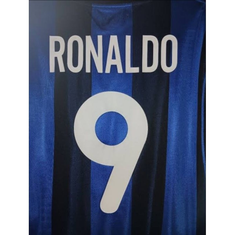 RONALDO 9 INTER MILAN HOME 1999-00 Flex Name Number Printing