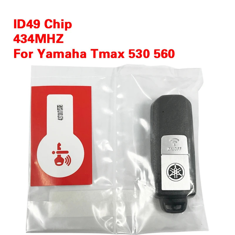 กุญแจรถจักรยานยนต์ระยะไกลสําหรับ YAMAHA T-MAX TMAX530 TMAX560 434MHZ 2017-2023 Key Fob P/N BC3-85626