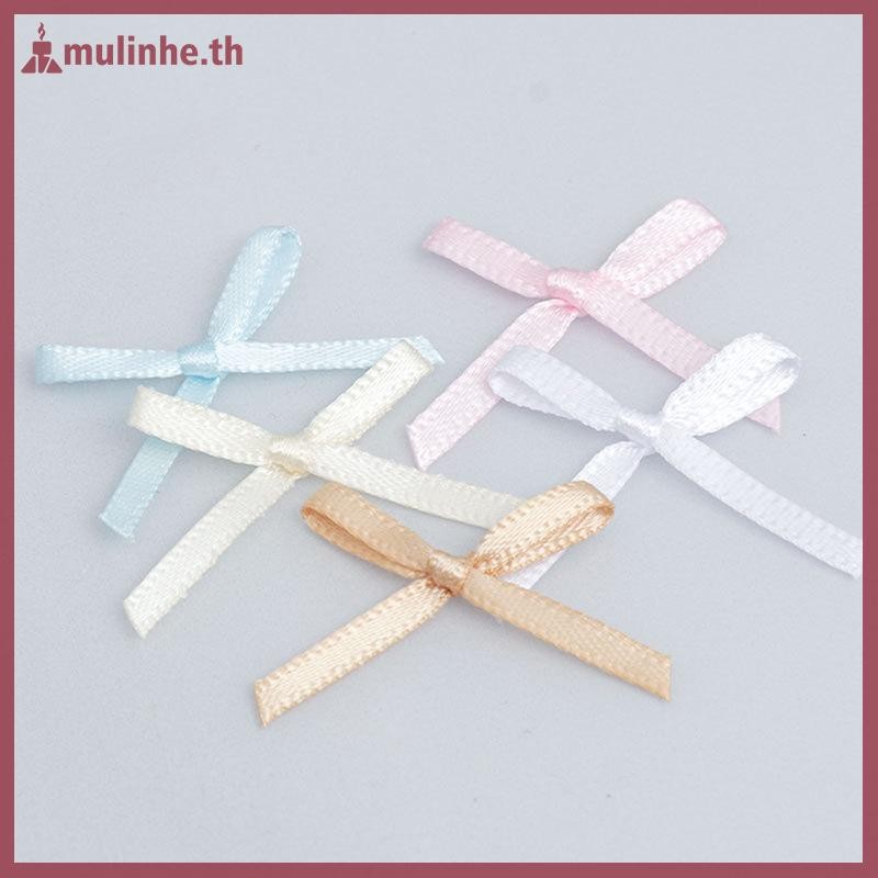Mulinhe 100 ชิ้น 20 มิลลิเมตร-30 มิลลิเมตรขนาดเล็ก Sa ริบบิ้นโบว์ดอกไม้ DIY CraftsEmbellishment หัตถกรรมอุปกรณ์เสริมอุปกรณ์ตกแต่ง TH