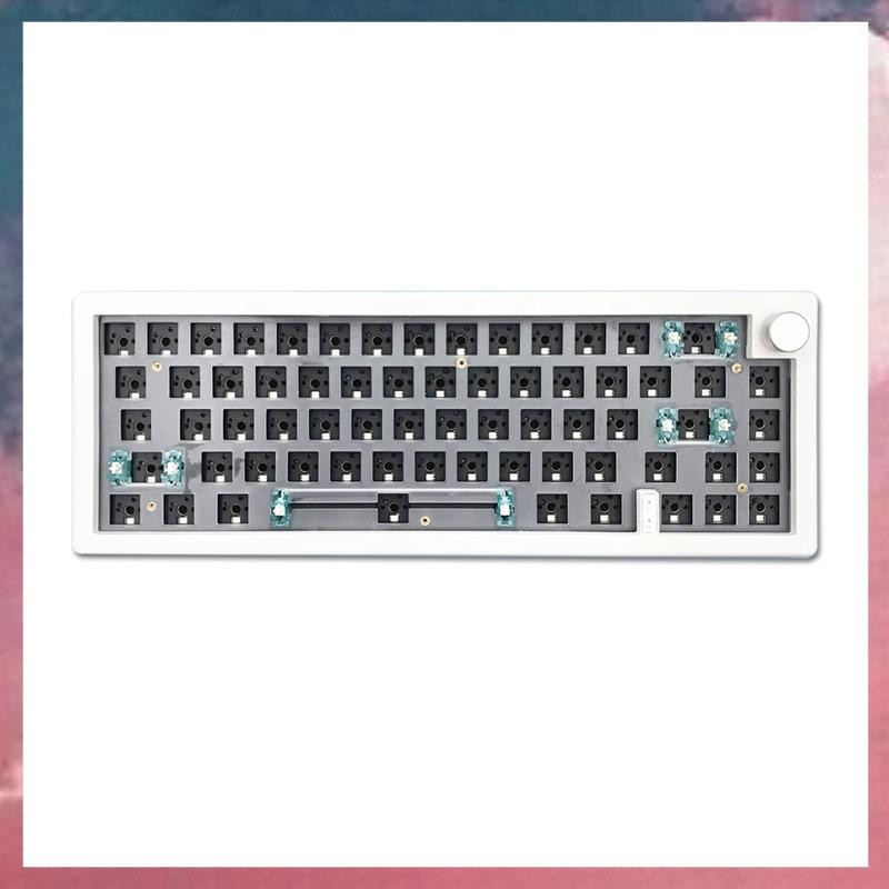GMK67 Hot Swappable RGB Backlight คีย์บอร์ดแบบกลไกชุดบลูทูธ 2.4G ไร้สาย 3 โหมดที่กําหนดเอง DIY คีย์บ