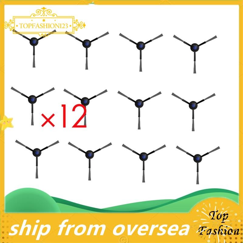 12 ชิ้นแปรงด้านข้างสําหรับ T30S / T30S AI / T30S COMBO / T30S PRO / T30S PRO OMNI Sweeper อุปกรณ์เสร