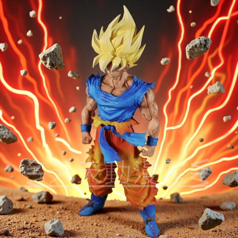 Dragon Ball Model White Hole Studio First Super Goku Super Saiyan Son Goku เปลี่ยนหน้าอกตุ๊กตาของขวัญชนิดบรรจุกล่อง