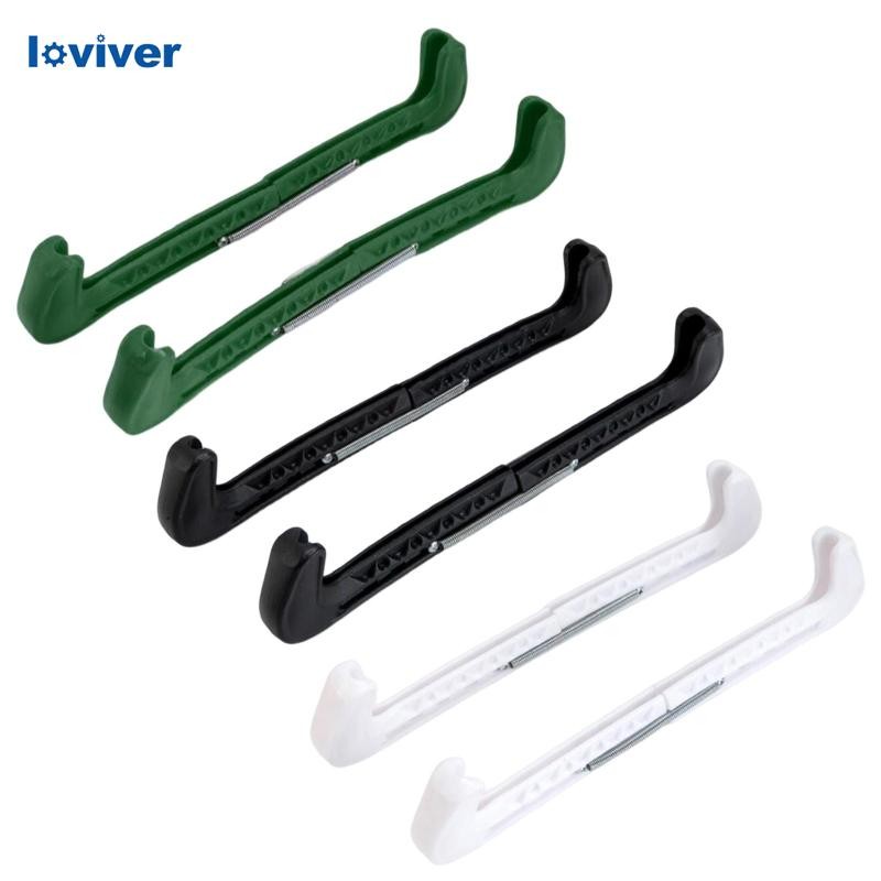 [Loviver] Ice Skate Guards Ice Skate Blade Covers สําหรับอุปกรณ์เสริมฮอกกี้เด็กผู้ใหญ่