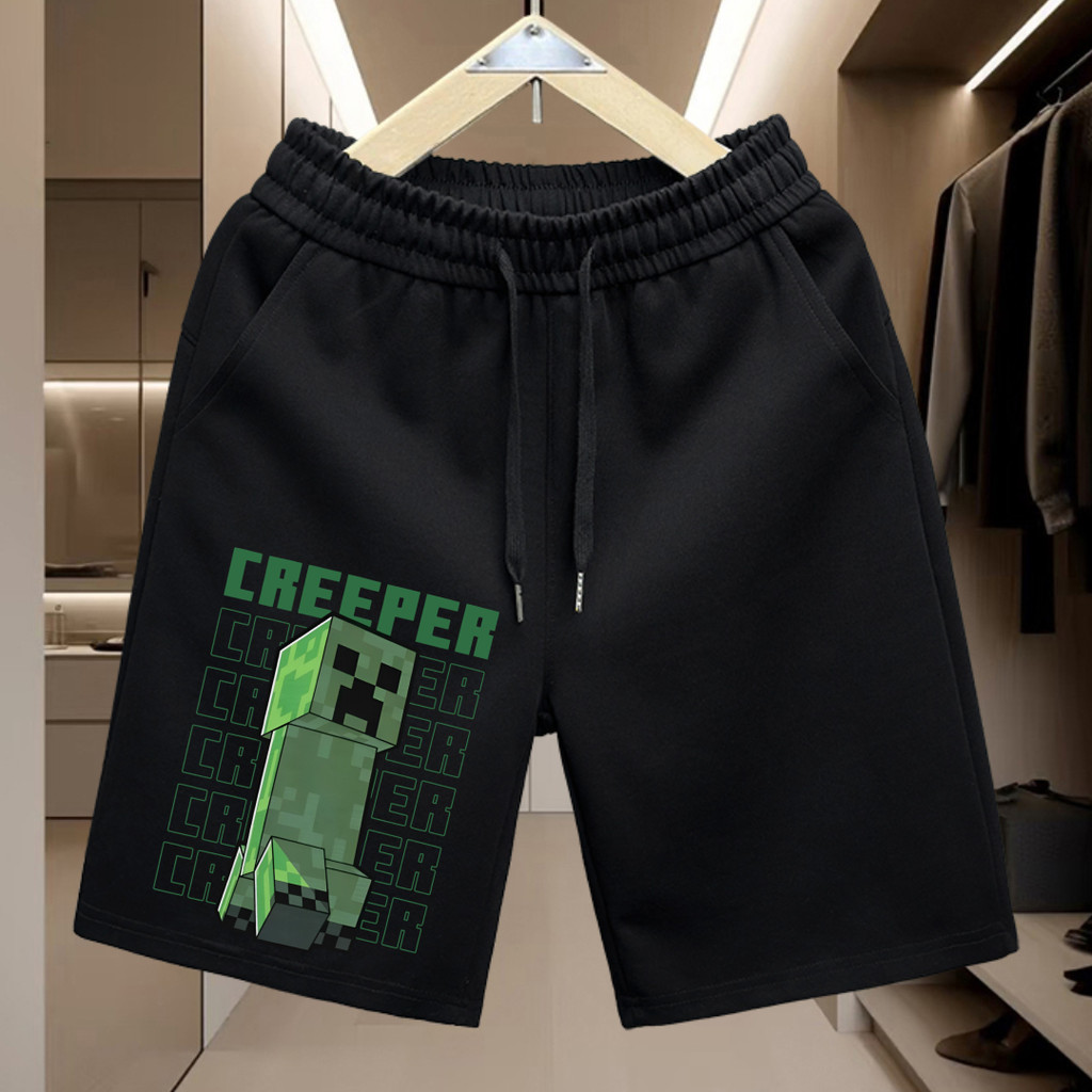 ไก่ Jockey Minecraft กางเกงขาสั้นผู้ชาย Meme สำหรับวิดีโอเกม Minecraft และ STREET Wear