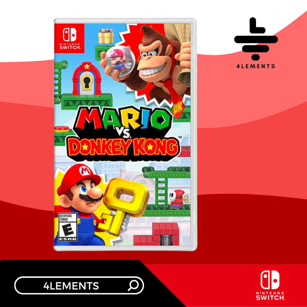 (พร้อมส่ง) SWITCH MARIO VS DONKEY KONG (R1/US-MDE) (GAME) (ENG)