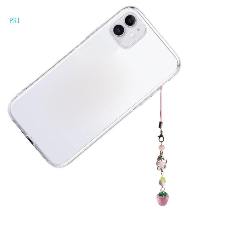 Pr Sweet Strawberry Bag Charm Fashion Bag Pendant Sweet Strawberry Phone Pendant