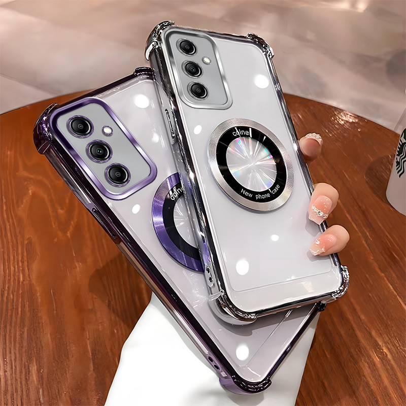 SAMSUNG เคสสําหรับSamsung A16 A17 A26 A36 A56 M56 5G 4Gเคสโทรศัพท์ใหม่ซิลิโคนสี่มุมป้องกันกรณีFDJ1