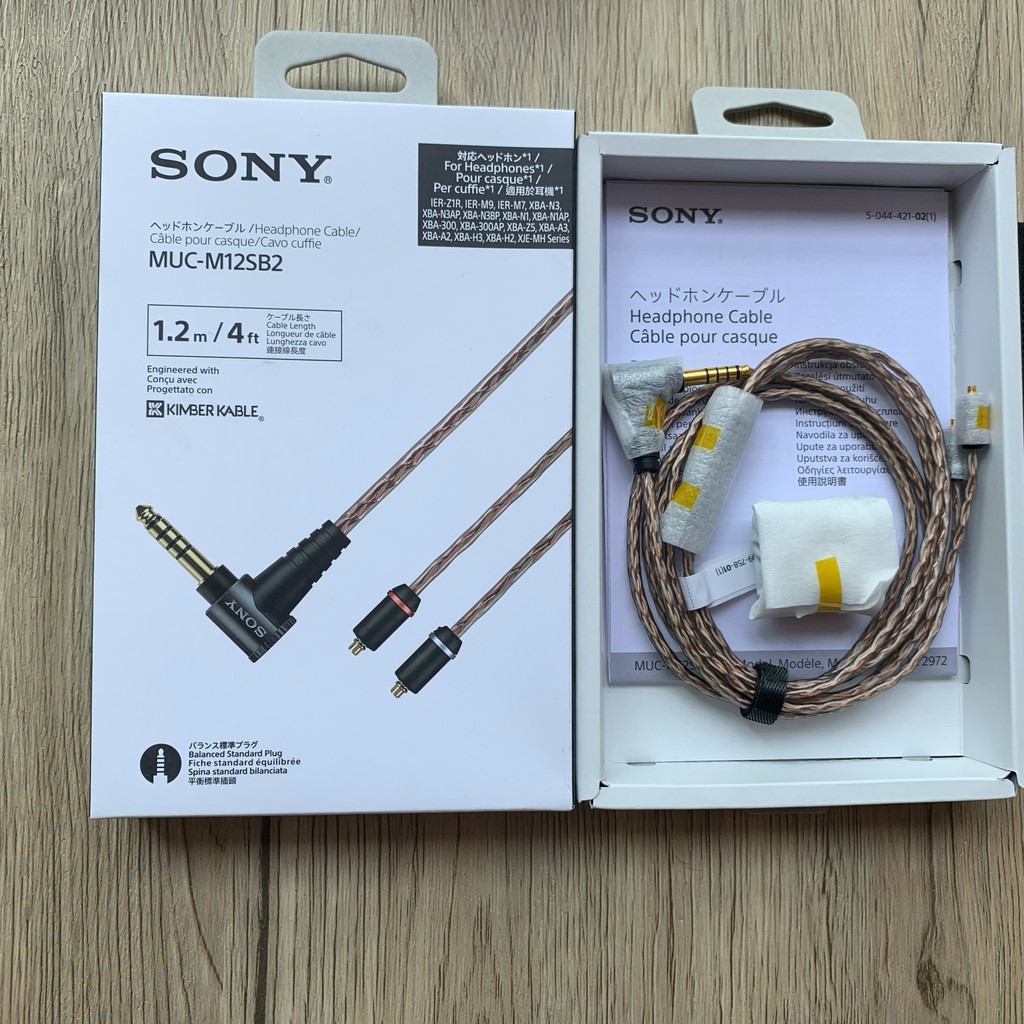 Sony/Sony MUC-M12SB1 M12SB2 4.4 สาย Balanced Campbell สายอัพเกรดหูฟัง Z1R สายเดิม