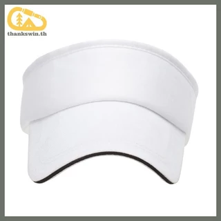 Thankswin Empty Top Visor ผู้หญิงครีมกันแดดหมวก Man ผ้าฝ้ายสําหรับวิ่งเทนนิสกอล์ฟ Unisex th