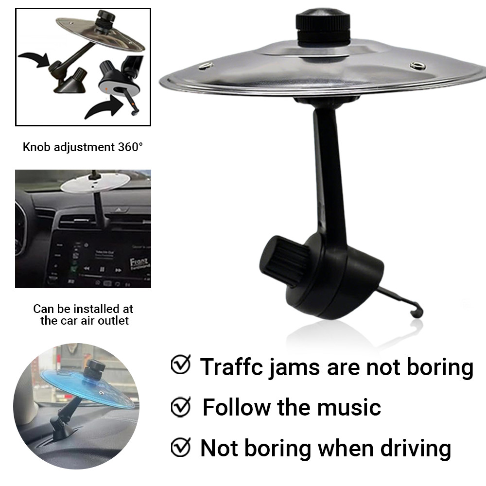 รถ Hand Shooting Cymbals รถ Air Vent Dashboard Crash Cymbal เฉพาะสําหรับ In-car Entertainment พอร์ตร
