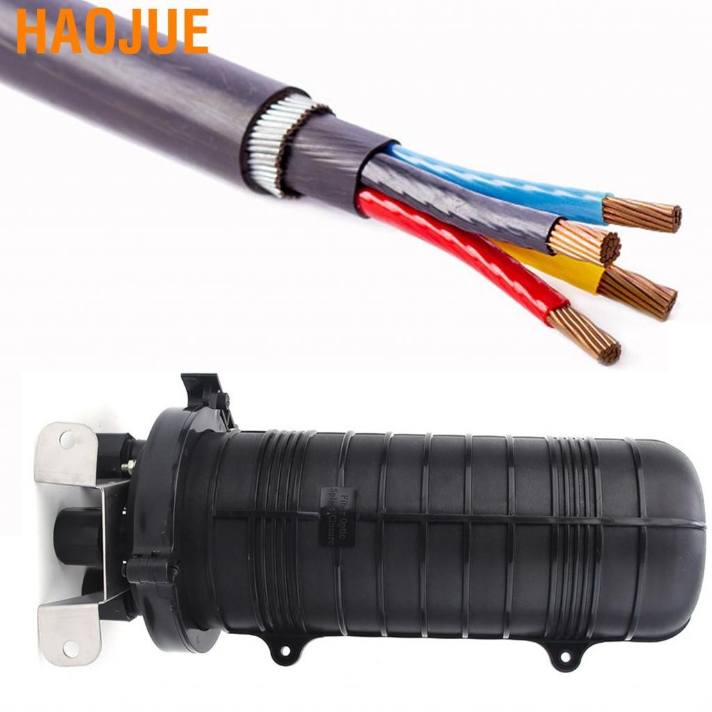 HaoJue Gyzouka Fiber Optic Splice Connection Box IP68 Waterresistant สำหรับการฝังศพเหนือศีรษะ (48 คอ