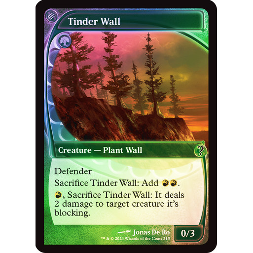 การ์ด EDH PlayTest - Tinder Wall (สีเขียว)