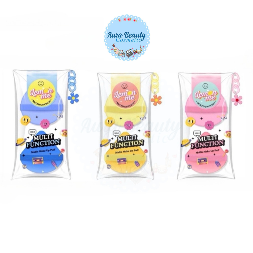 🍋LEMON ME🍋 Make Up Puff Lm1006 (2pcs/pack) พัฟแต่งหน้า