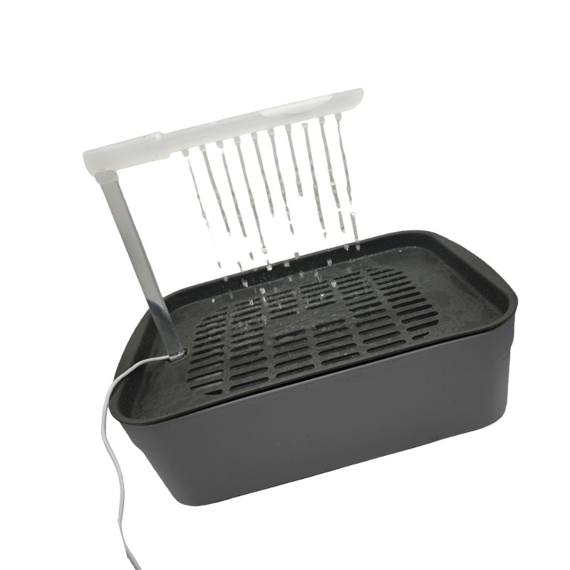 AH ขนาดใหญ่น้ําไหลนกแก้วอ่างอาบน้ํา USB Power Bath อ่างล้างหน้าสําหรับ Bird Feathered Care - รูปที่ 3