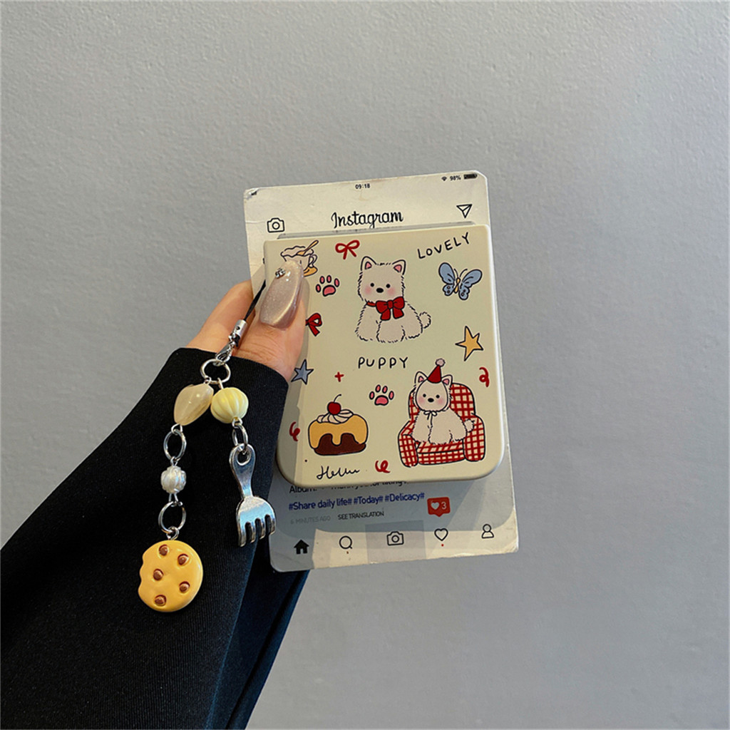 น่ารักตลก West Highland ลูกสุนัขเคสโทรศัพท์สําหรับ Samsung Galaxy Z Flip7 Z Flip6 ZFlip 5 Zflip6 Zflip5 Flip4 Flip7 กันกระแทก