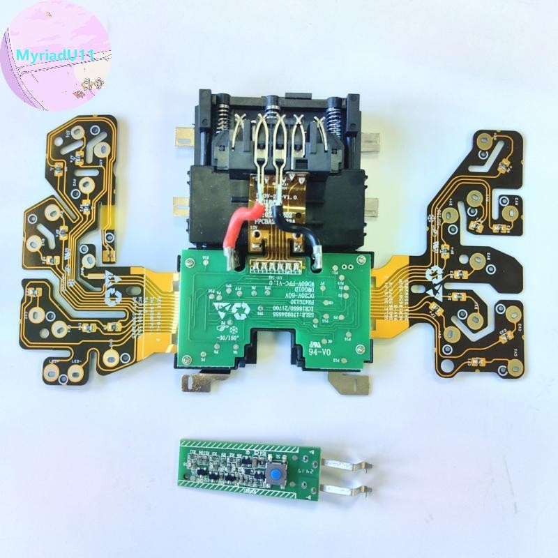 MyriadU 1 ชุดสําหรับ Dewalt 60V 20V BMS ชาร์จแผงวงจรป้องกัน 18650 21700 ป้องกัน TH
