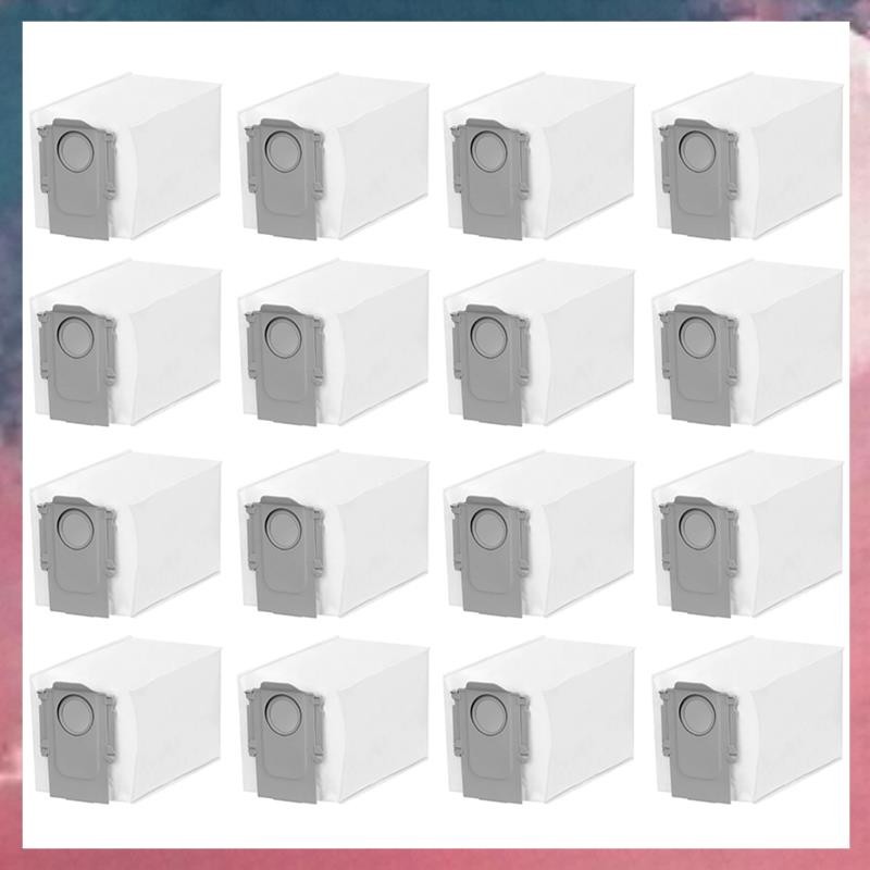 ถุงเก็บฝุ่น 16 ชิ้นสําหรับ S8 Maxv Ultra/Q /Q Maxv/Q S/Q Pro/S8 Max Ultra/Q Master ชิ้นส่วนสูญญากาศ