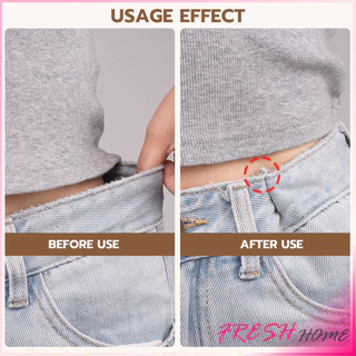 Fresh 8ชิ้น/set คลิปกิ๊ฟยึดเอว แบบโลหะเพื่อลดขนาดเอว DIY ปรับรอบเอว / ขากางเกง waist invisible clip