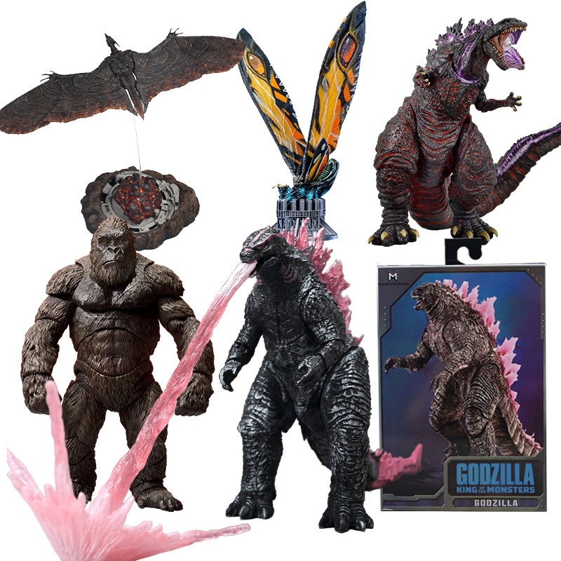 NECA Godzilla 2024 Action Figure Godzilla X Kong Neca Rodan Mothra ใหม่ Emprimere 2024 SHM Godzilla 