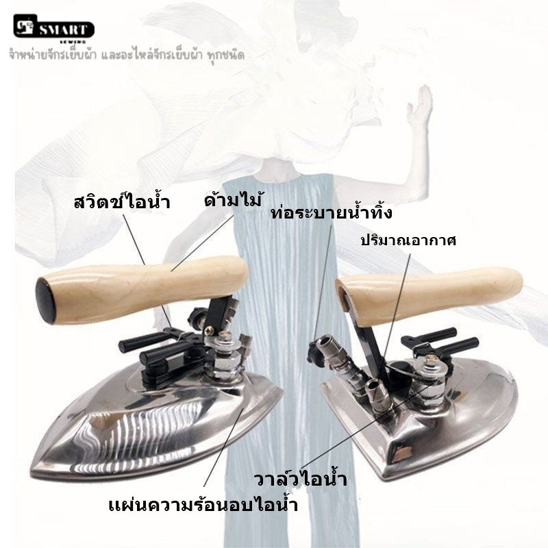 SILVER STAR รุ่น:HS-B เตารีดไอน้ำใช้กับหม้อต้ม