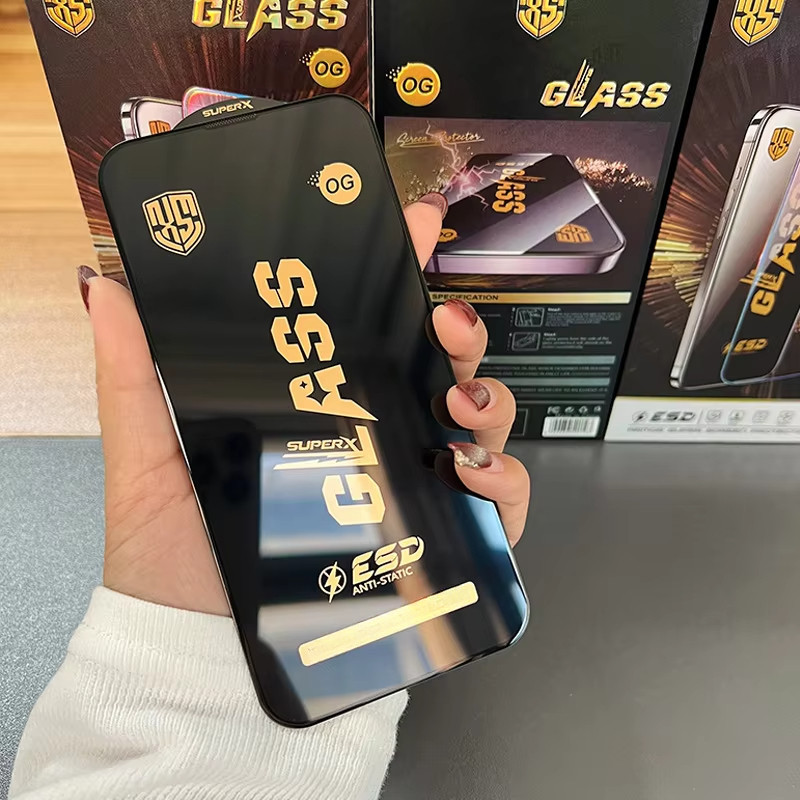ฟิล์มกระจก OG Glass ESD For Realme C67 C55 C63 C65 C53 C75 C61 C63 C17 C11 C12 C15 C20 C25 C21 C30 C51 C33 C35 Note60 50