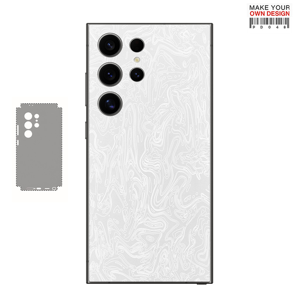 Garskin/ANTI-FUNGAL PD005 สีสันรูปลอกสําหรับ Samsung Galaxy S24 S23 S22 Ultra Plus S24Ultra กลับป้อง