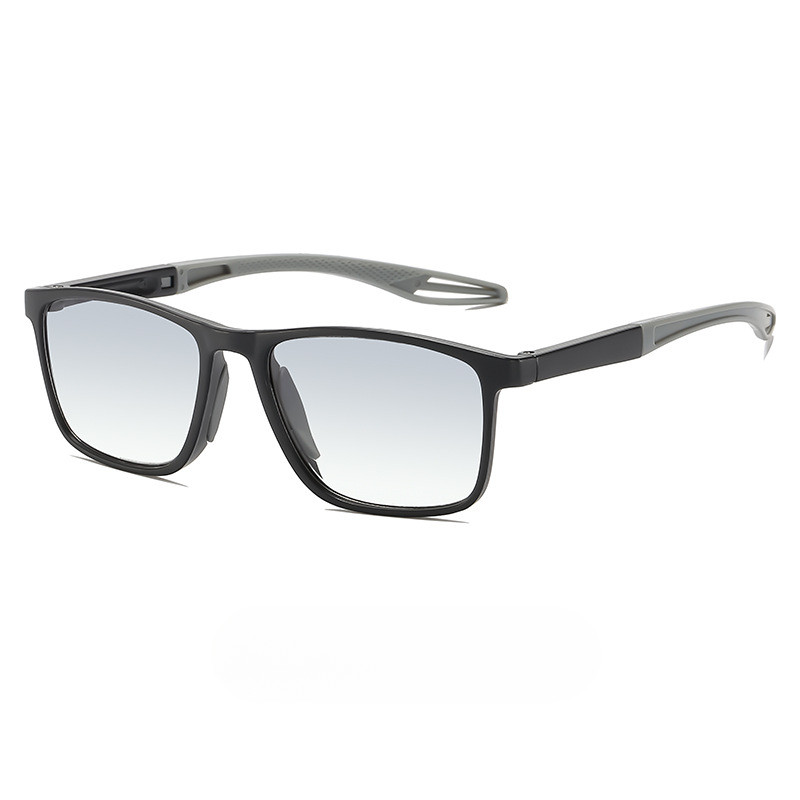 กรอบขนาดใหญ่ป้องกันแสงสีน้ำเงินก้าวหน้าแว่นตาอ่านหลายโฟกัสแว่นตากันแดด 2 ใน 1 แว่นตากันแดดด UV กีฬา - รูปที่ 6