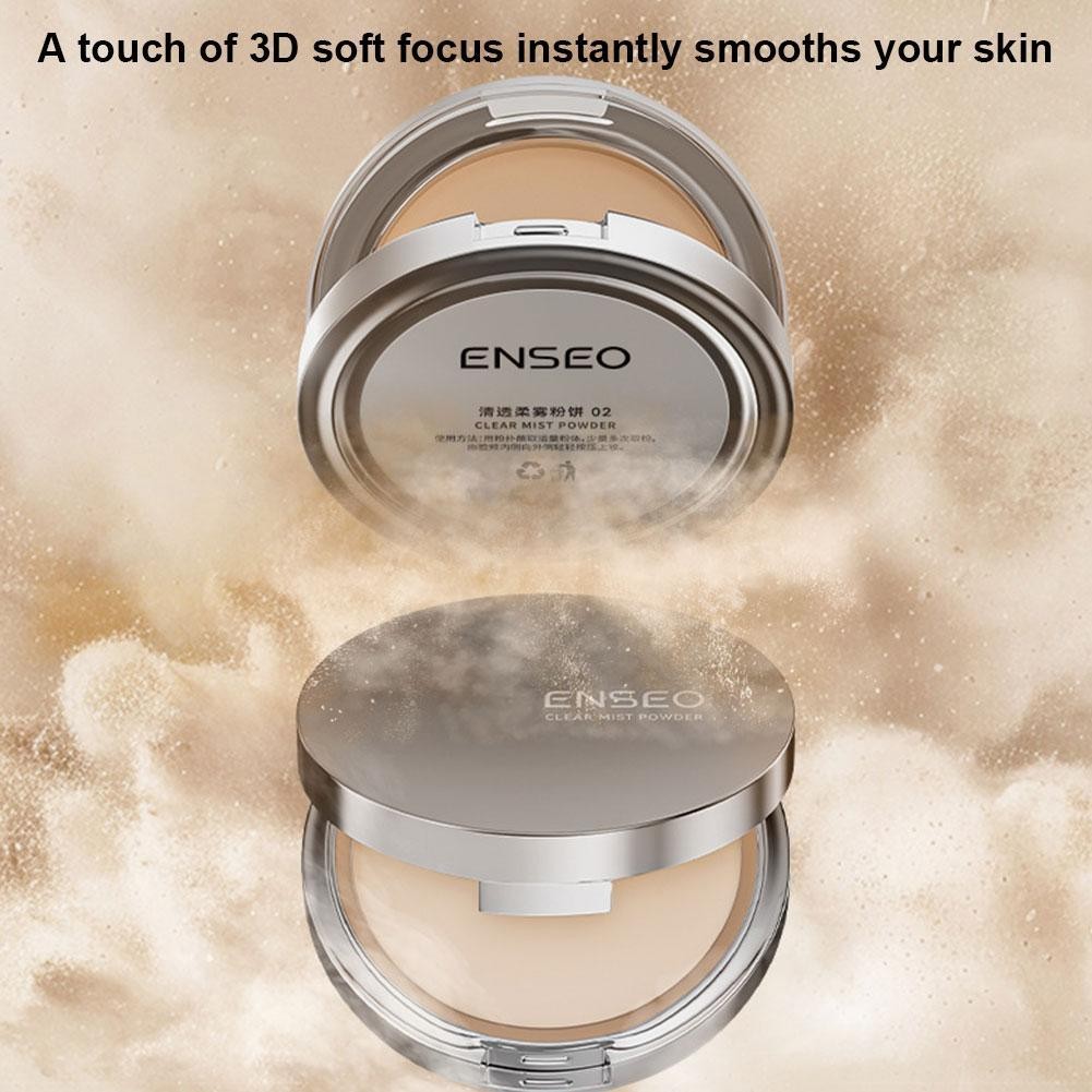 Clear Velvet Mist Powder Soft Mist คอนซีลเลอร์ Natural Clear Setting Powder Cake Brightening B1