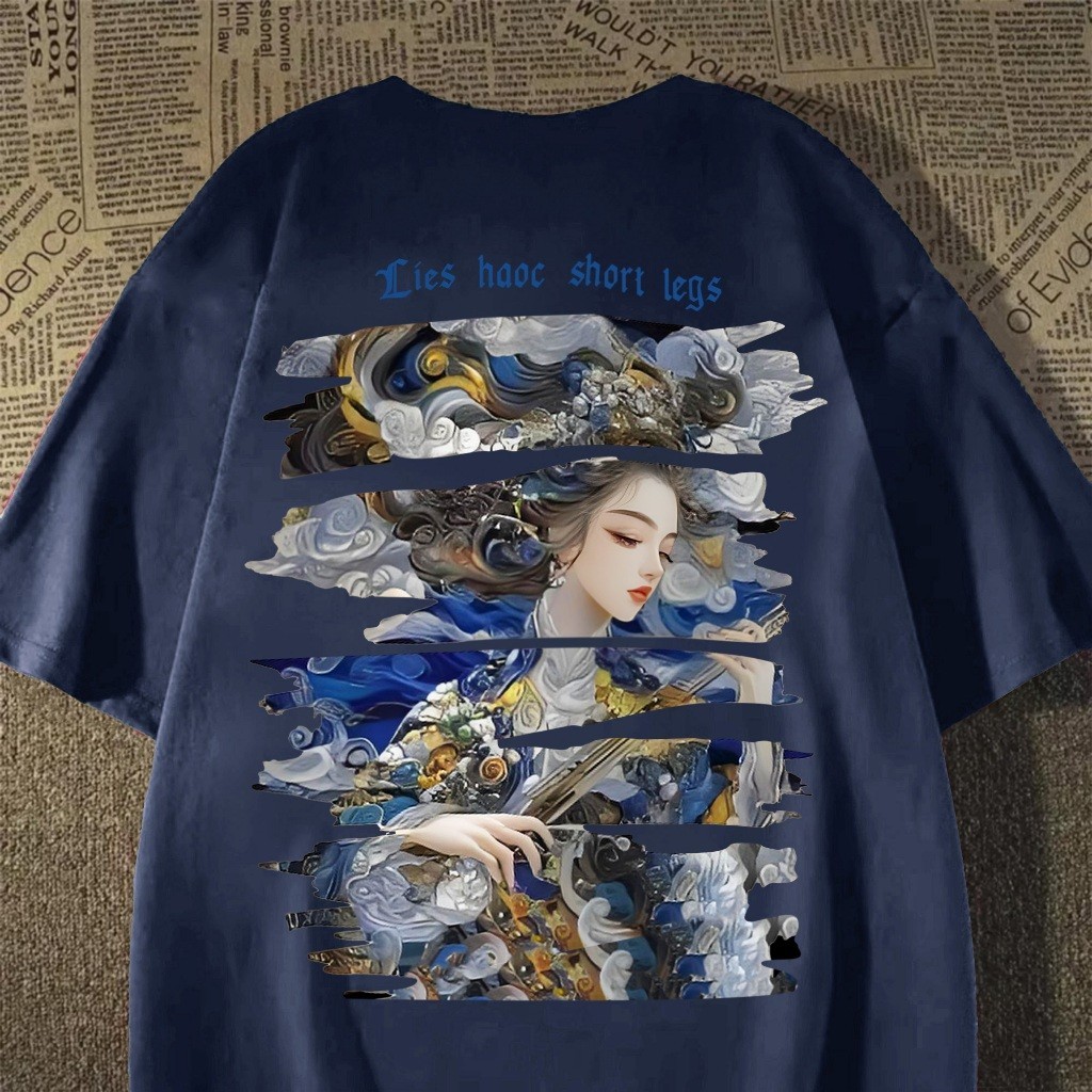 Basi💥 เสื้อผู้ชาย เสื้อยืด oversize เสื้อฟอก วินเทจ สตรีท เกรดพรีเมียม เสื้อคอตตอน ไม่หดตัว ใส่สบาย ลาย 