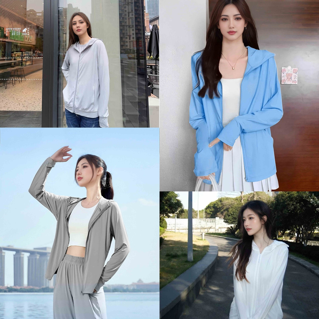 เสื้อคลุมกันยูวีสําหรับผู้หญิง ดีไซน์ทันสมัย เรียบง่ายแต่ดูดี ช่วยป้องกันรังสียูวี