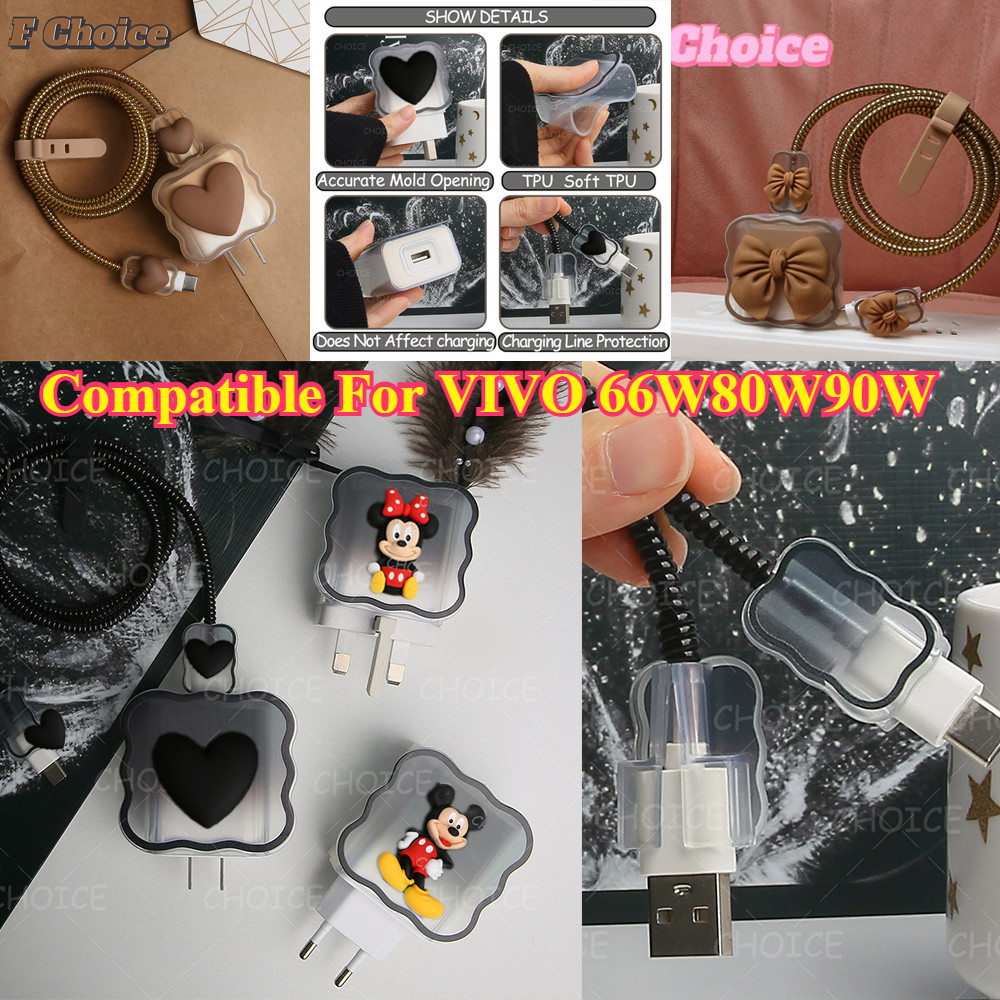 เมาส์ Charger Protector สําหรับ VIVO 66W80W90W V9082L0A1 สําหรับ V50 5g V40 lite X100 X200 Pro S17e 