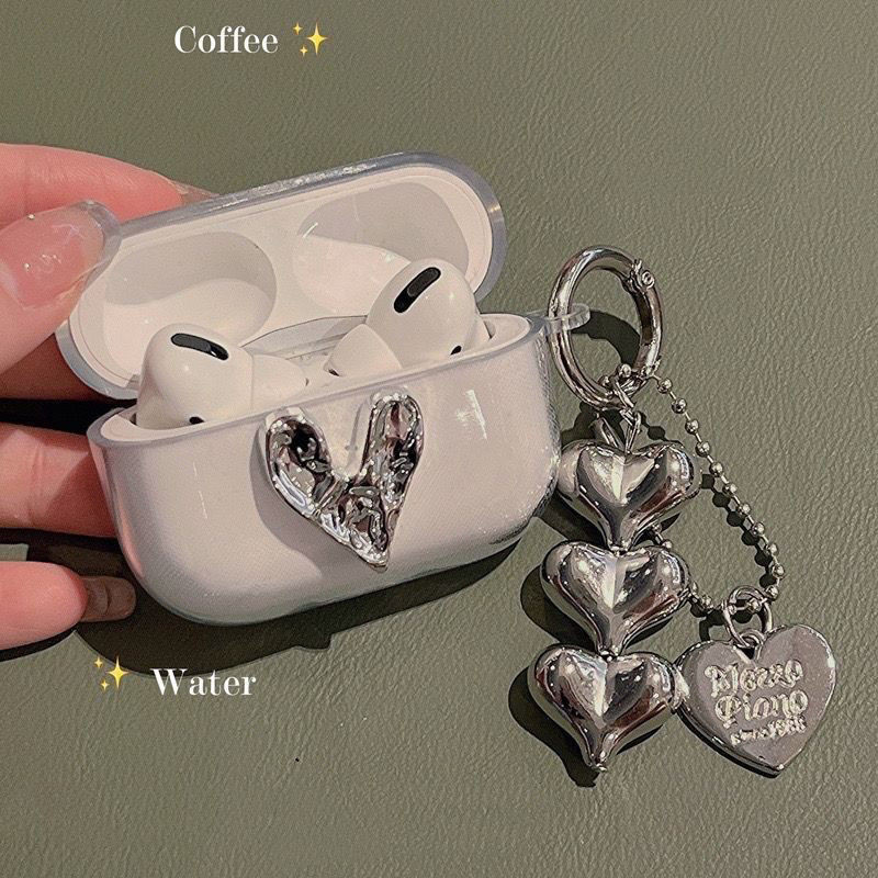 Simple Pleated Heart เหมาะสําหรับ lenovo ea110 โปร่งใสกันกระแทก Soft Shell lenovo ea110 Shell