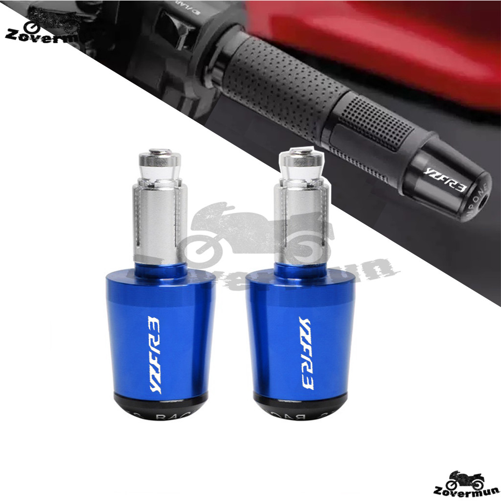 สำหรับอุปกรณ์เสริมมอเตอร์ไซค์ YAMAHA YZF R3 ปลั๊กปลายแฮนด์ CNC ขนาด 7/8'' 22mm โลหะผสมแม่นยำ YZF R3