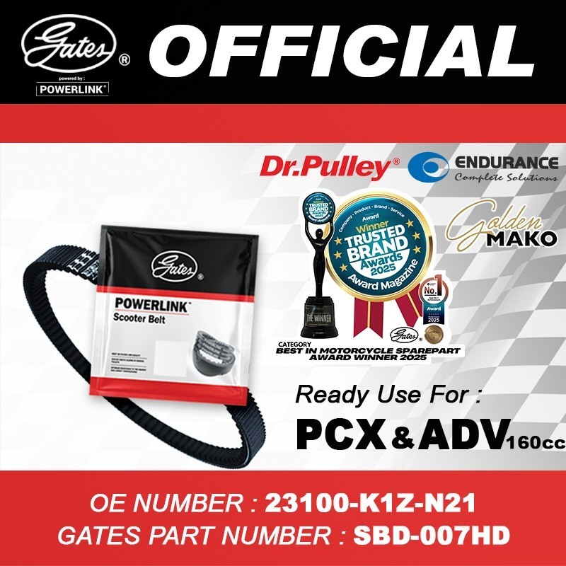 VAN BELT GATES HONDA PCX 160/ADV 160 - K1Z