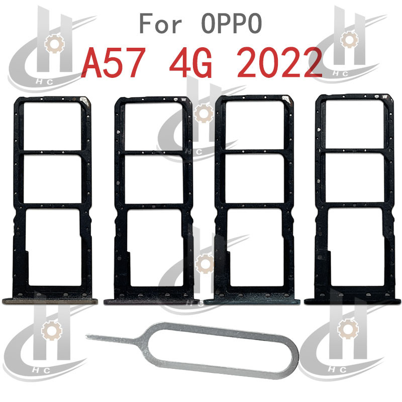 สําหรับ OPPO A57 4G 2022 CPH2387 / A57S A57E CPH2387 CPH2385 ซิมการ์ดถาดผู้ถือการ์ด Reader SD สล็อตอ