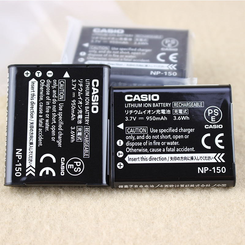 เหมาะสําหรับเครื่องชาร์จ Casio TR150/100/200 กล้อง TR350S/500/550/600/700 แบตเตอรี่ NP-150