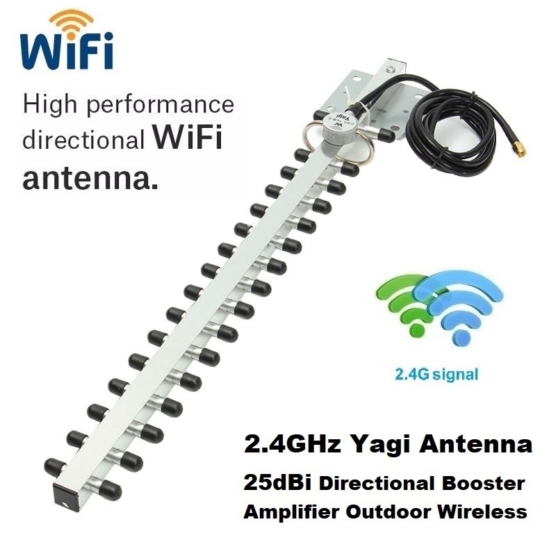 เสาอากาศ Yagi Wifi Anterna 25dBi High Gain Signal Booter ขยายสัญญาณ Wifi AP