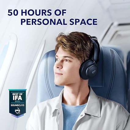 Local Anker Soundcore Space Q45 ชุดหูฟังบลูทูธไร้สาย 5.3 ตัดเสียงรบกวน LDAC Hi-Res สําหรับเล่นเกม ราคา ถูกที่สุด ดีลบีเคเค แกลเลอรีภาพที่ 4