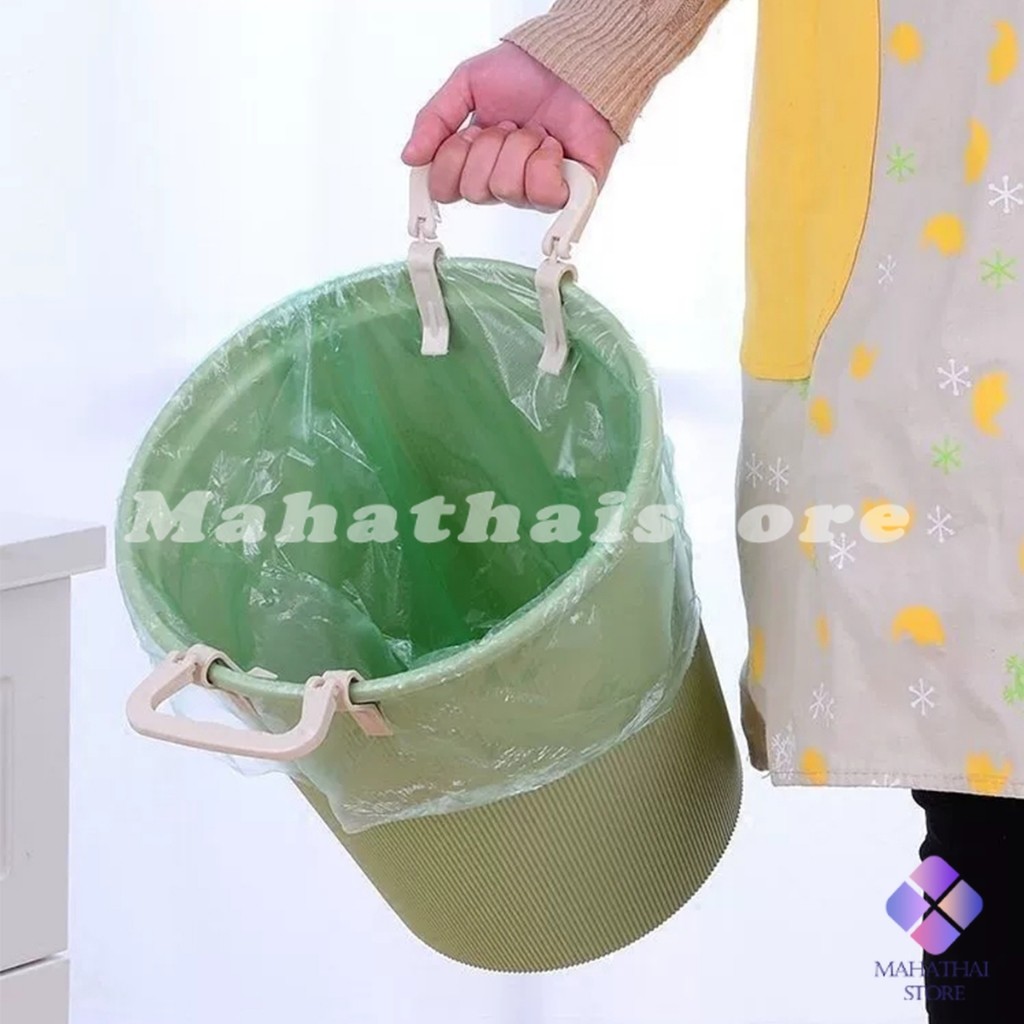 Mahathai 1 ชิ้น คลิปติดถุงขยะ ที่ล๊อคปากถังอเนกประสงค์ ที่ติดถุงขยะกันลื่น   Fixed clip - รูปที่ 2