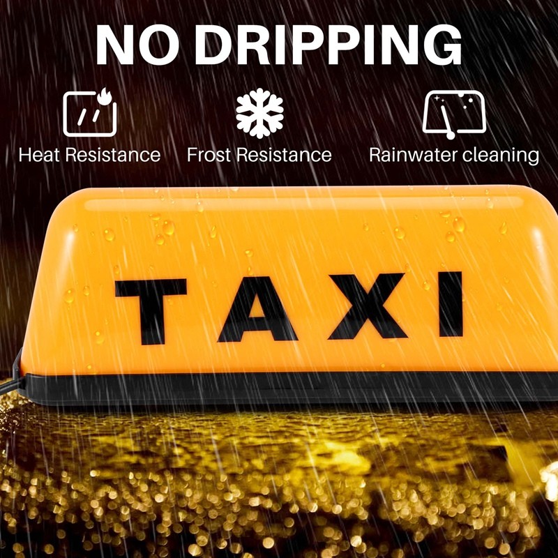 TAXI ไฟ LED ไฟแสดงสถานะป้าย LED Day Light รถวิ่งกลางวันไฟ DC 12V 3W Auto ขับรถหลังคา Top Cab LED ป้าย - รูปที่ 2