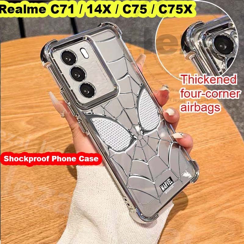 Realme C75 C75X C75 X 14X C71 C 71เคสRealmeC71 RealmeC75 RealmeC75X Realme14Xเคส กรณีพร้อมตัวป้องกัน