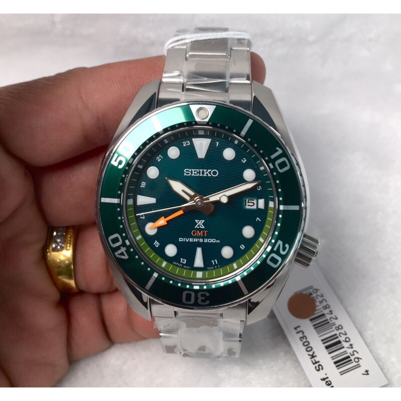 นาฬิกา Seiko Prospex Sumo Solar GMT Diver’200M SFK003J