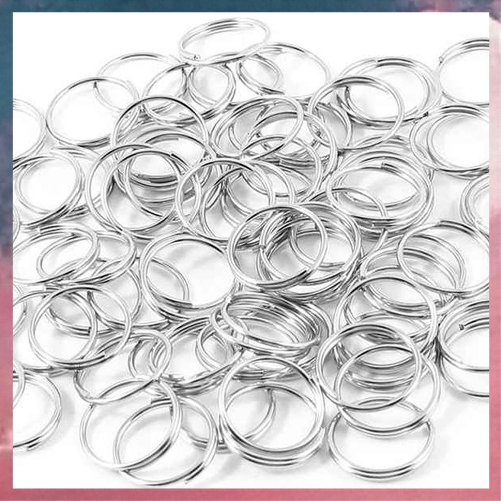 1 3/8 นิ้วแยก Key Rings Strong Split Key Rings,50 แพ็คใช้งานง่าย